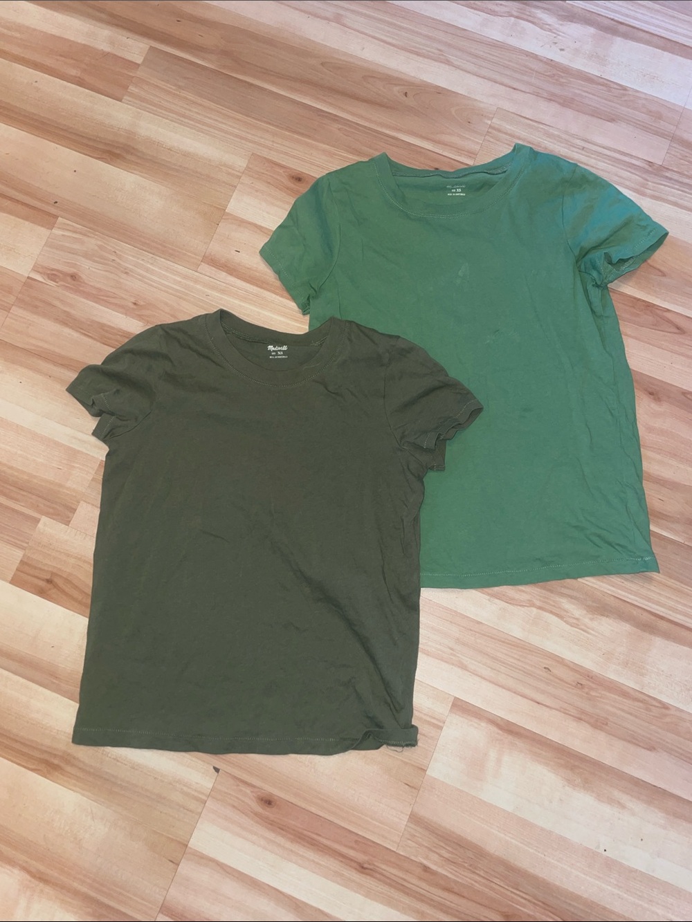 Set of two Madewell t-shirts size XS